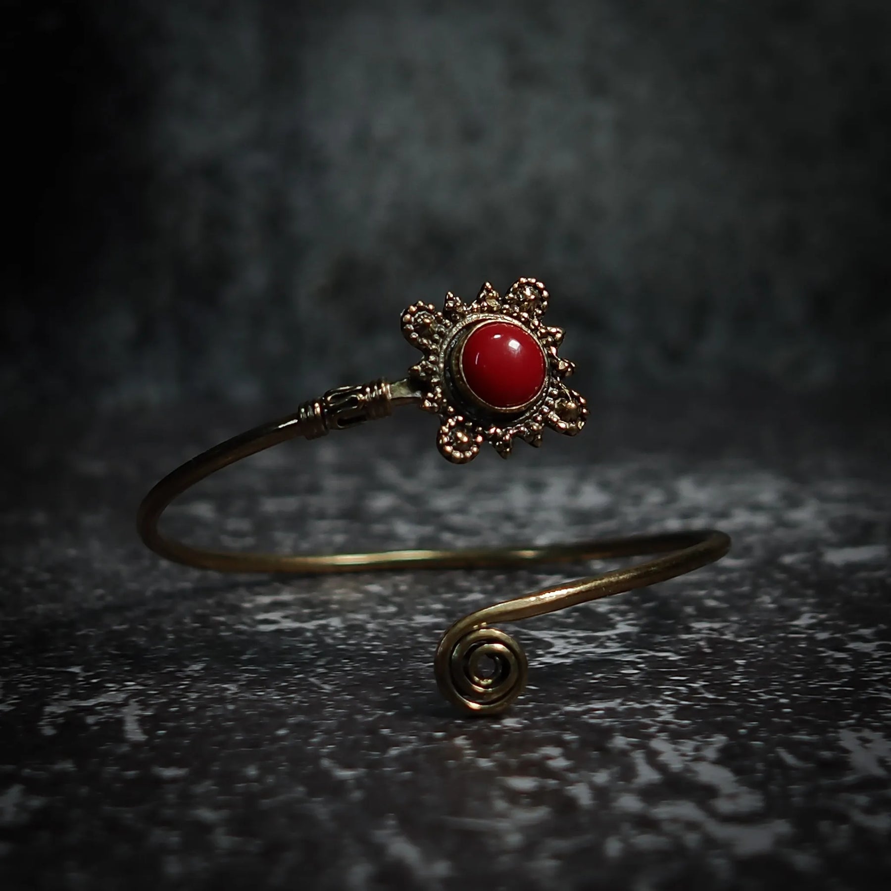 Armband Kvadrat, med halvädelsten
