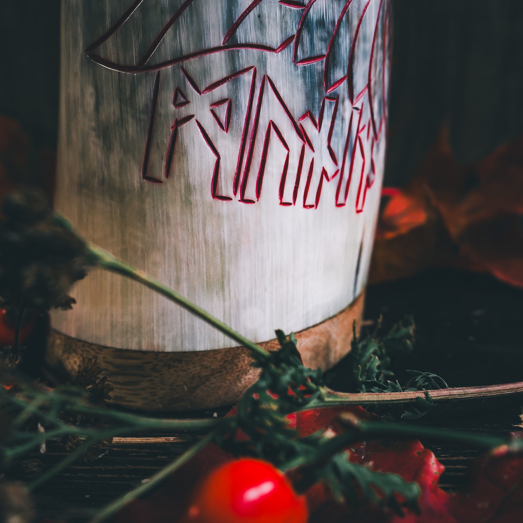 Beer mug Hugin and Munin