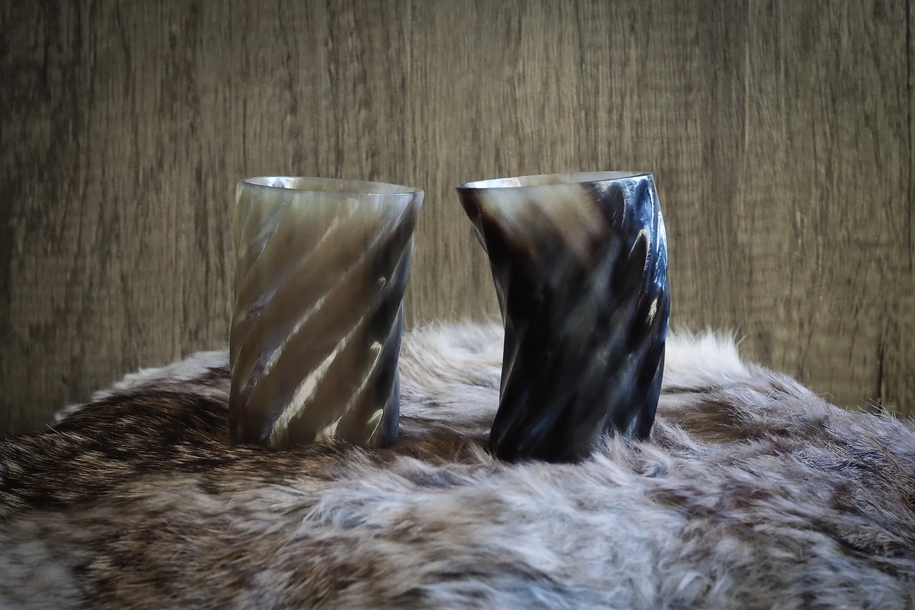Whiskyglass med spiraldesign