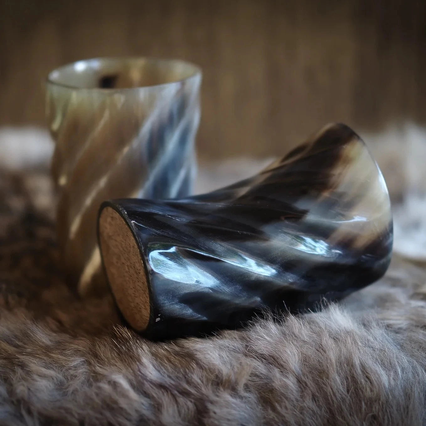 Whiskyglass med spiraldesign