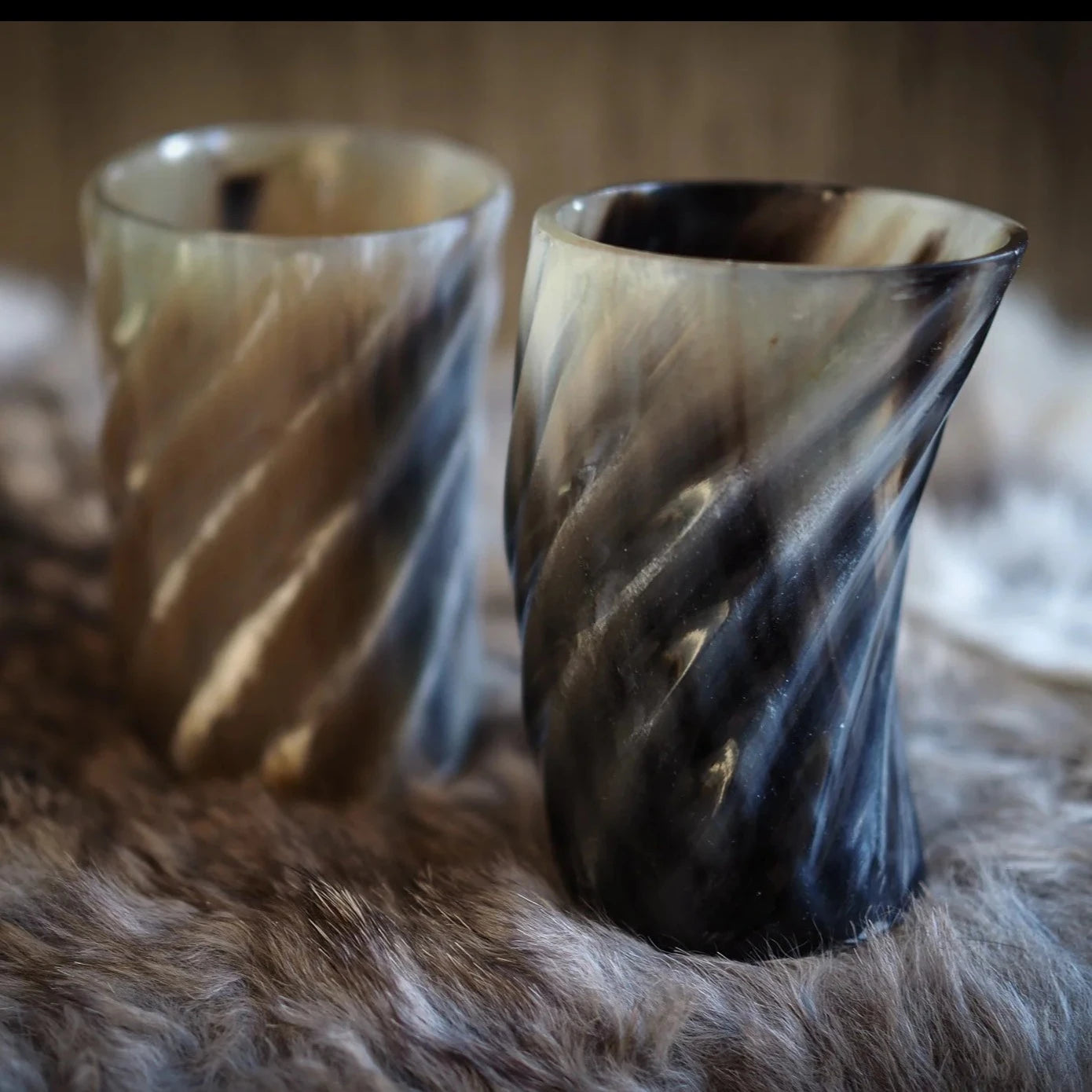 Whiskyglass med spiraldesign
