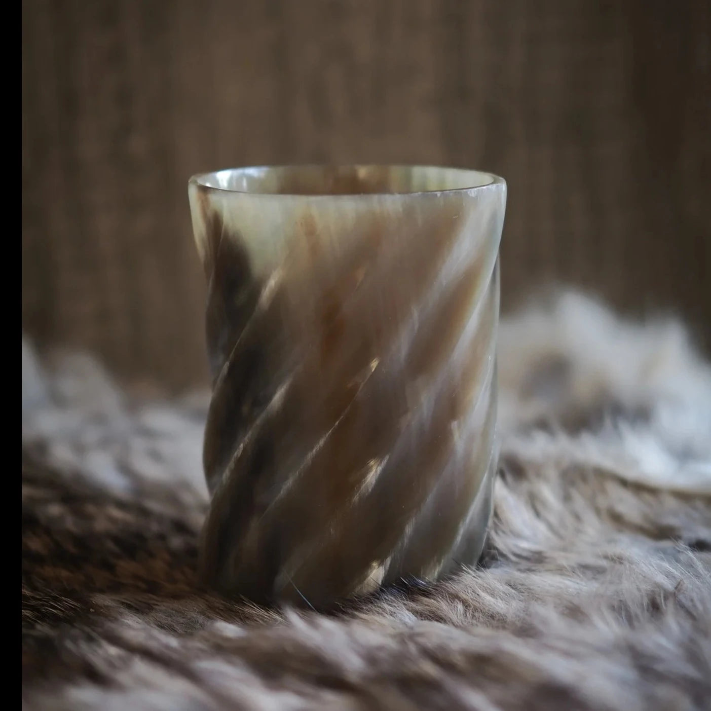 Whiskyglass med spiraldesign