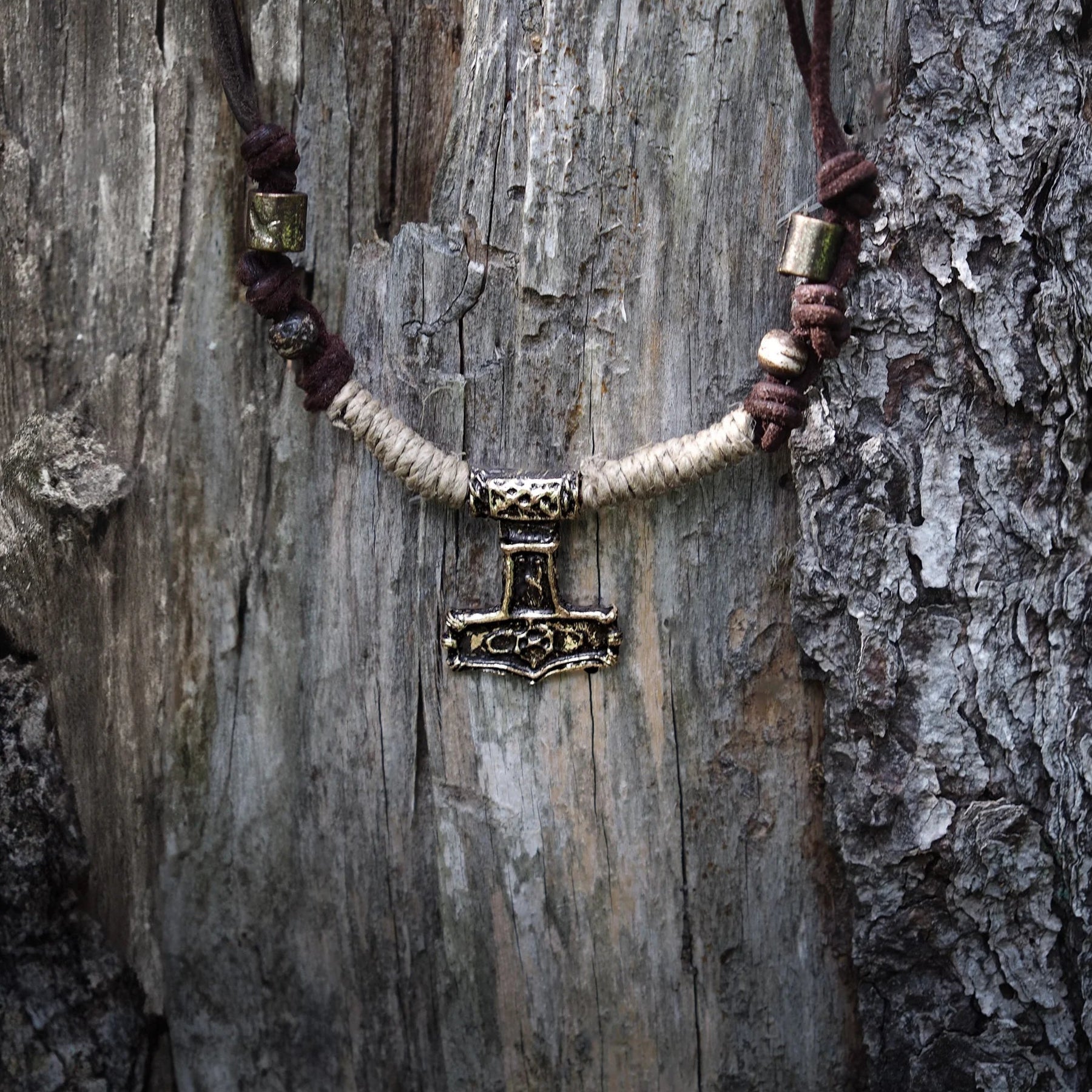 Necklace Mjolnir Bronze