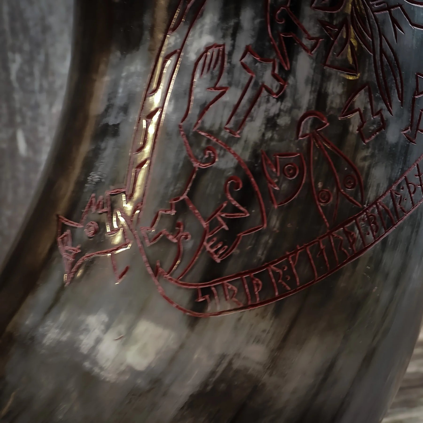 Engraved mug, Sigurd's saga