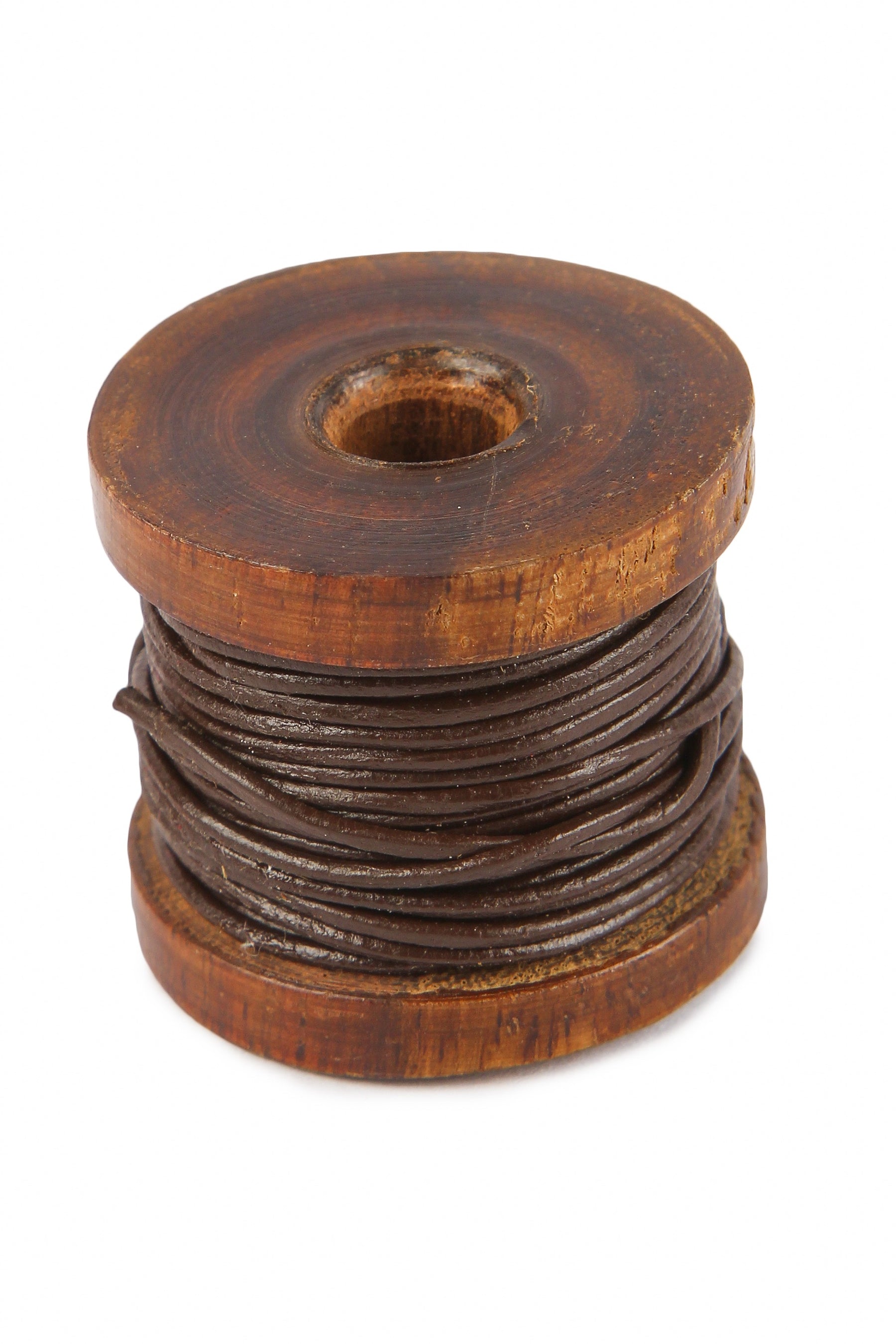 Leather string brown, 1mm, 5m
