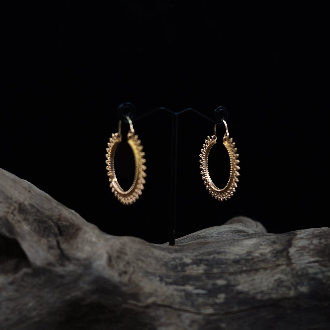 Earrings sun rings.