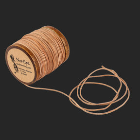 Natural leather cord, 20 m, 1 mm