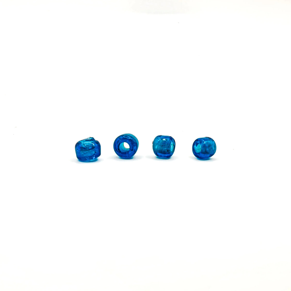 Abyss blue glass bead