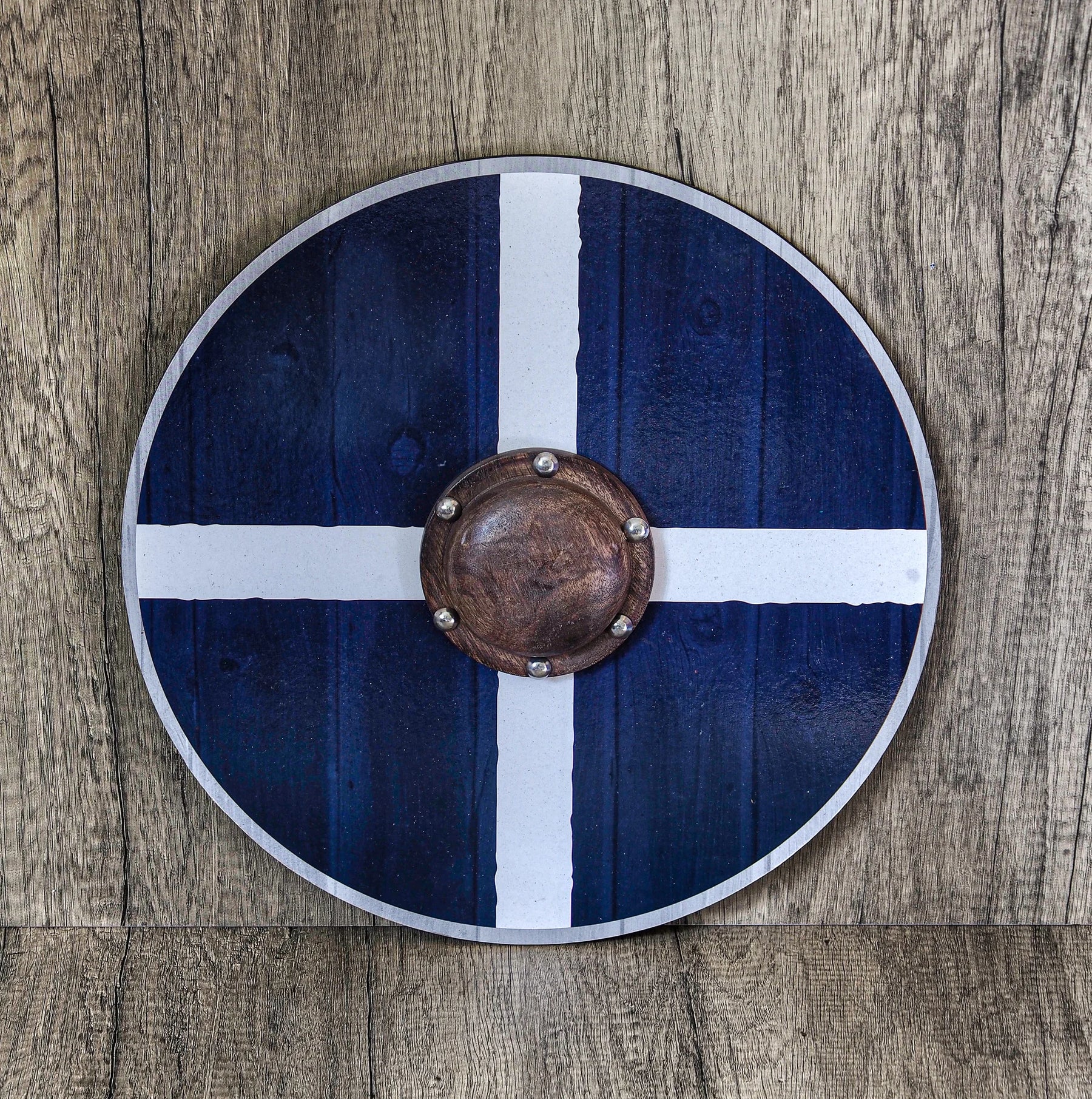 Den lilla krigaren, Blå/vit