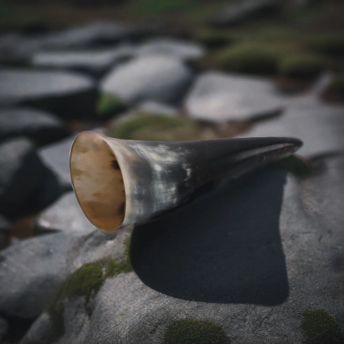 Drinking horn cup