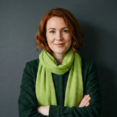 Cashmere sjal lysegrønt