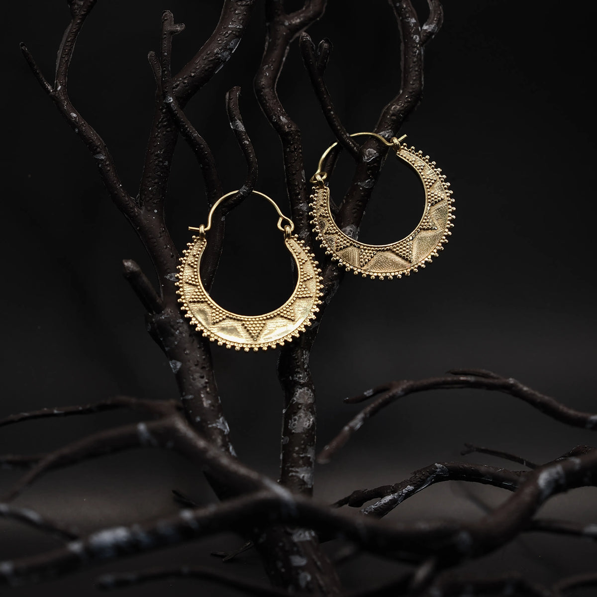 Örhängen månsymbol  (stora)