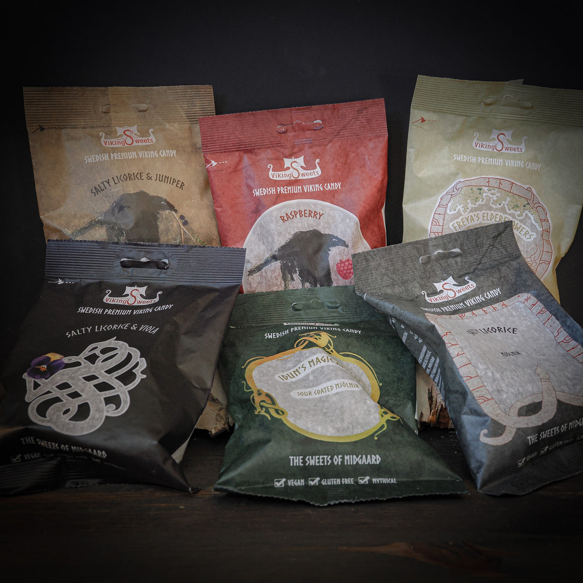 Viking Sweets! Stora godispaketet! Alla 6 sorter!