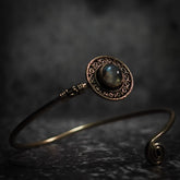 Armbåndskjold, med halvedelstener