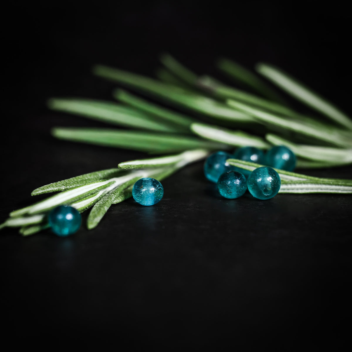 Small turquoise beads