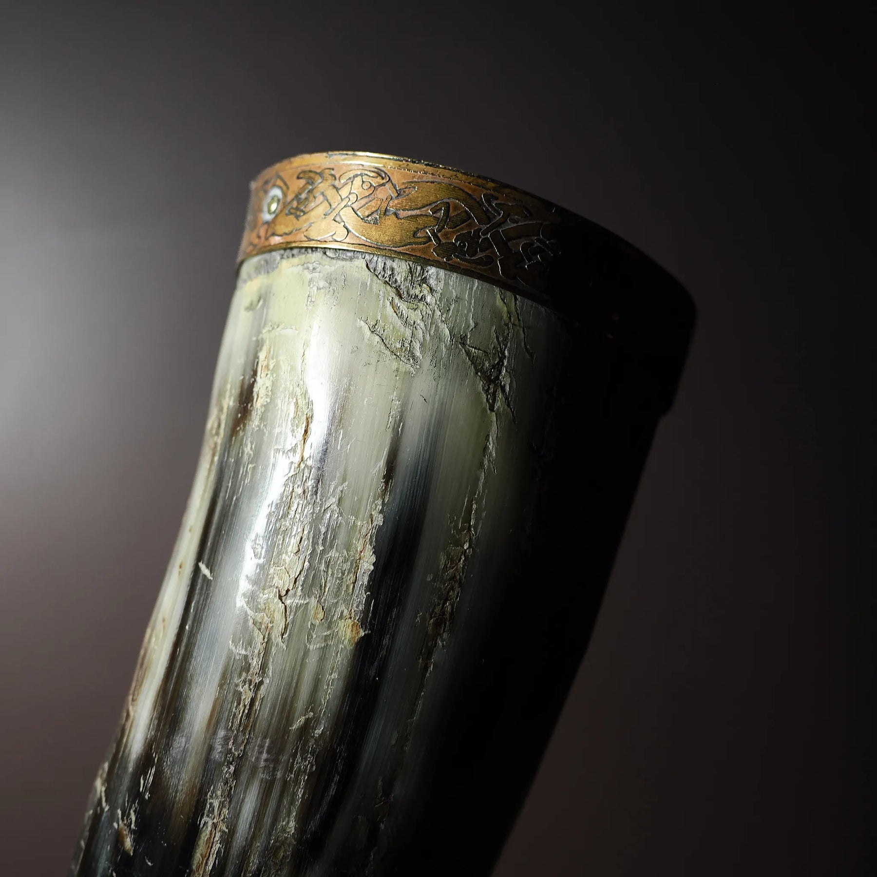 Drikkehorn Bæreveske med hornstativ