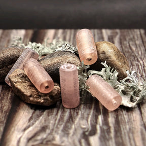 Blästrad cylindrisk gaspärla