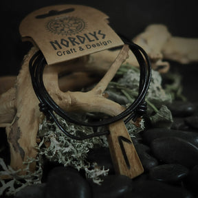 Nordic rune pendant in bone