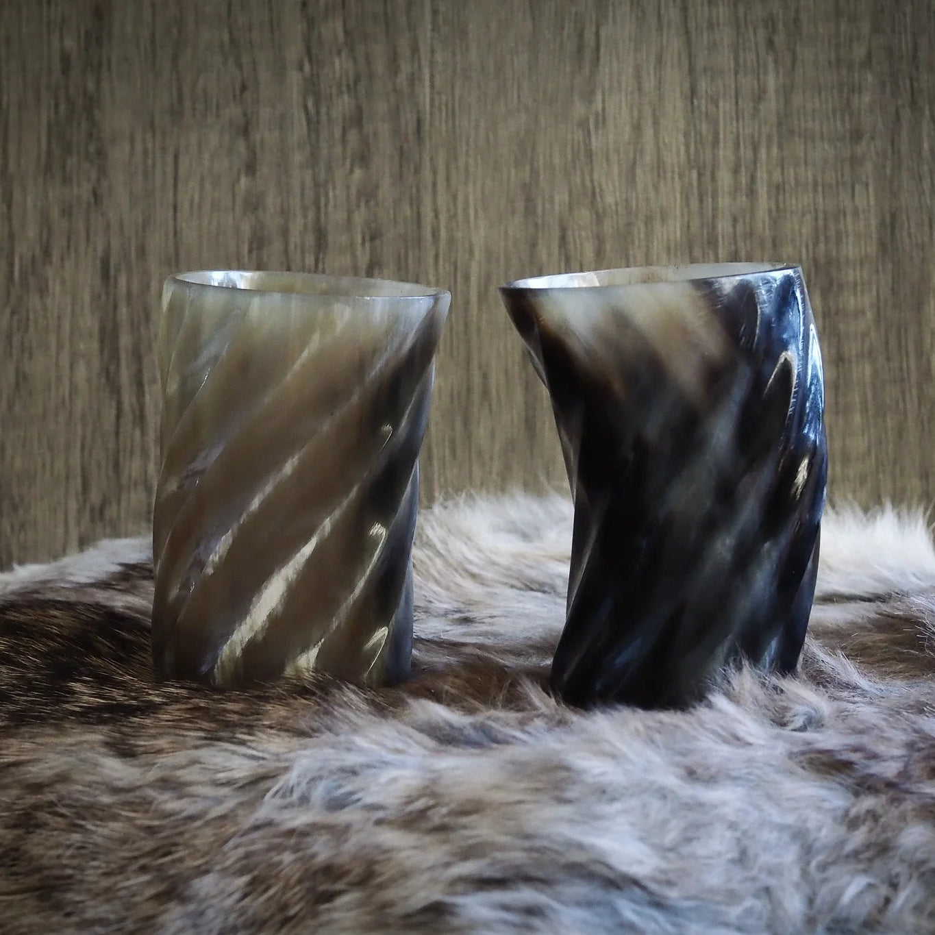 Whiskyglass med spiraldesign