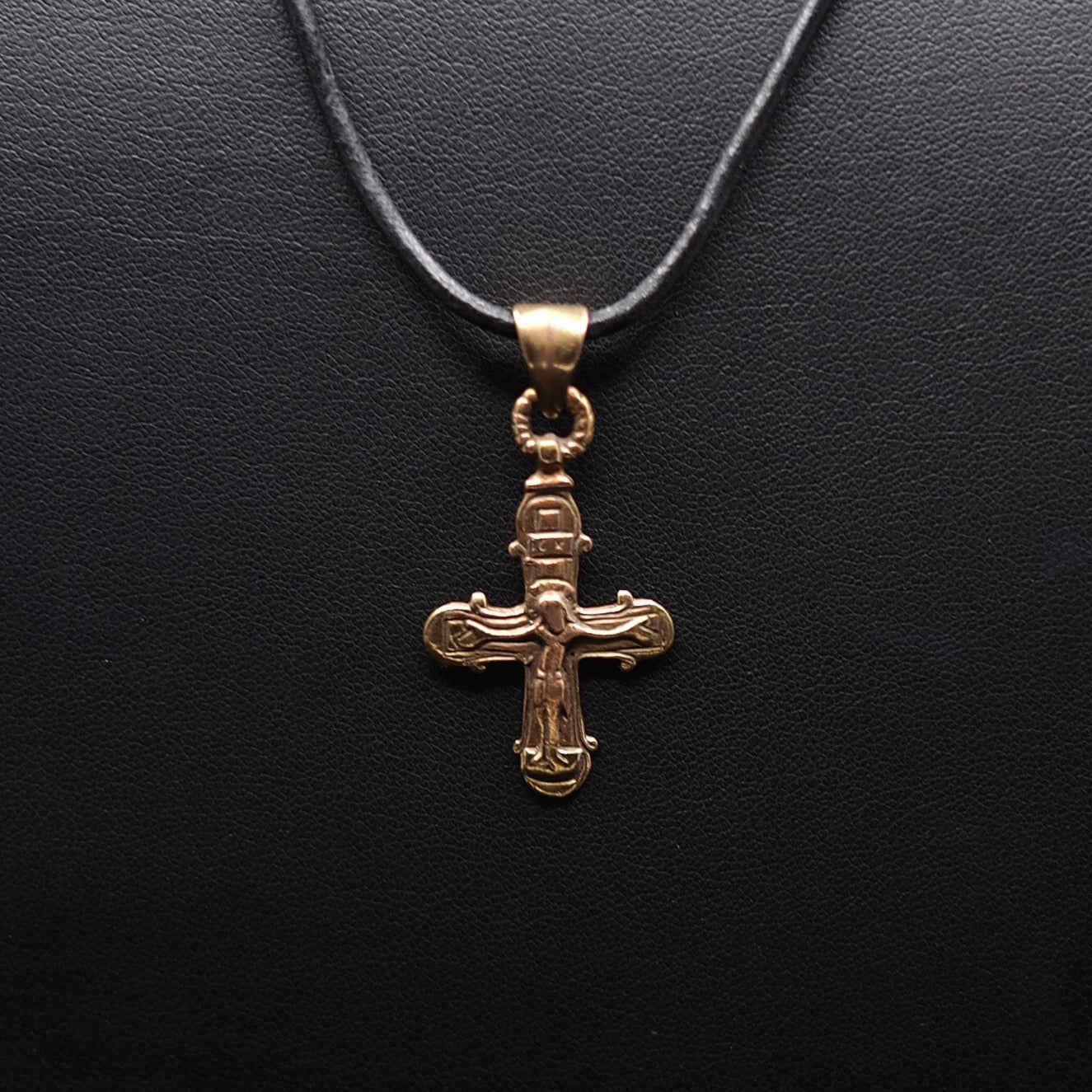 Byzantine cross, bronze