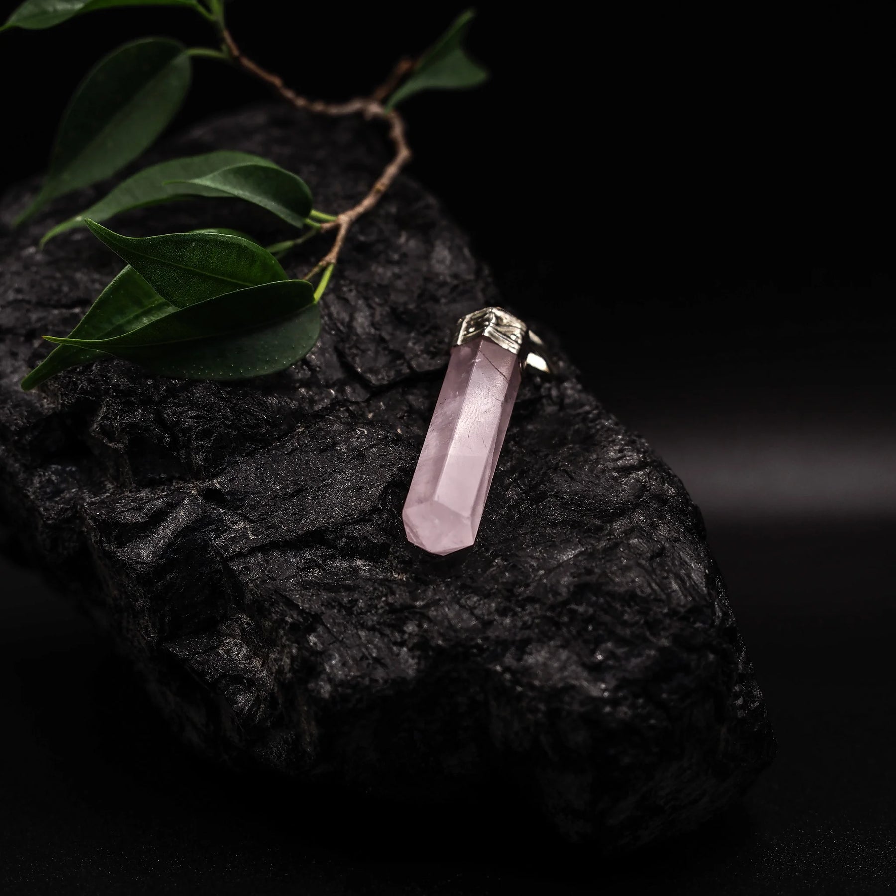 Stone pendant, Rose quartz