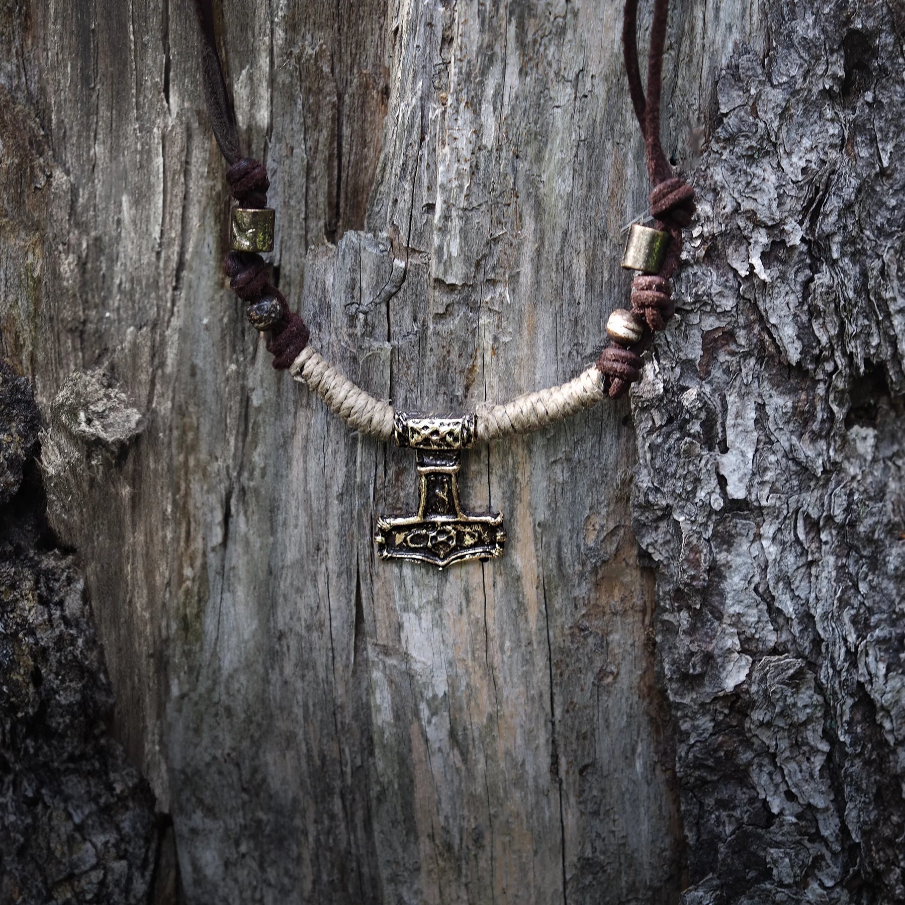 Necklace Mjolnir Bronze