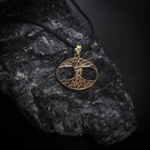 Ask o Embla, pendant, Gold colour