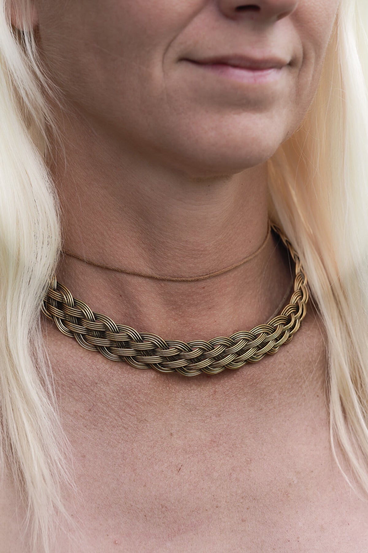 Val braided necklace