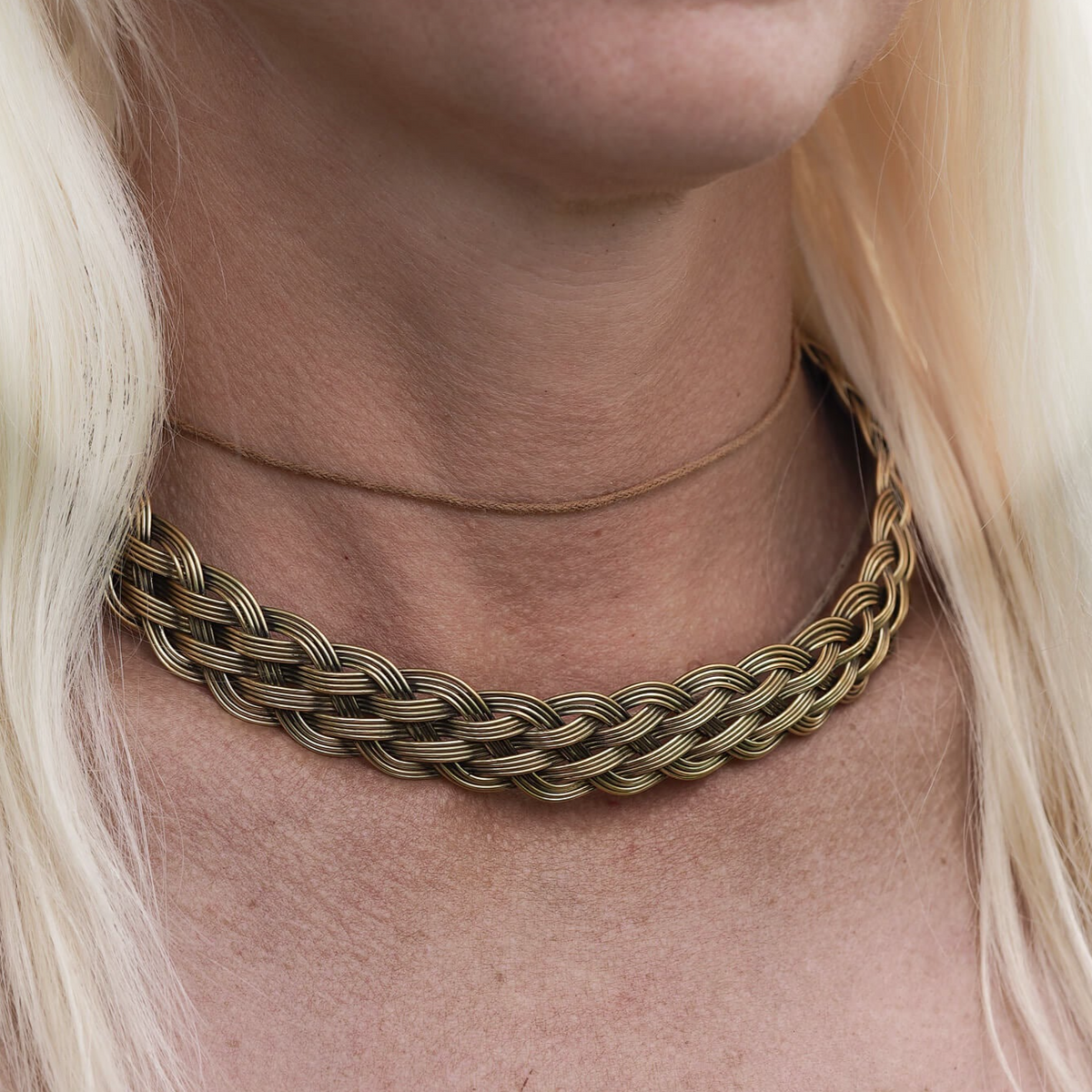 Val braided necklace