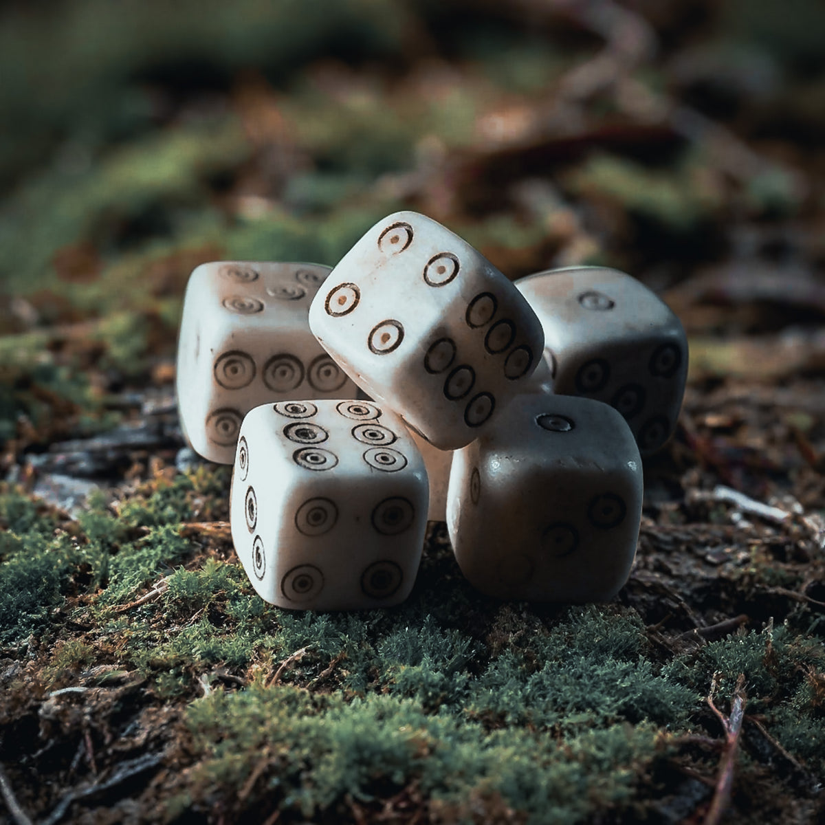 Viking bone dice, small