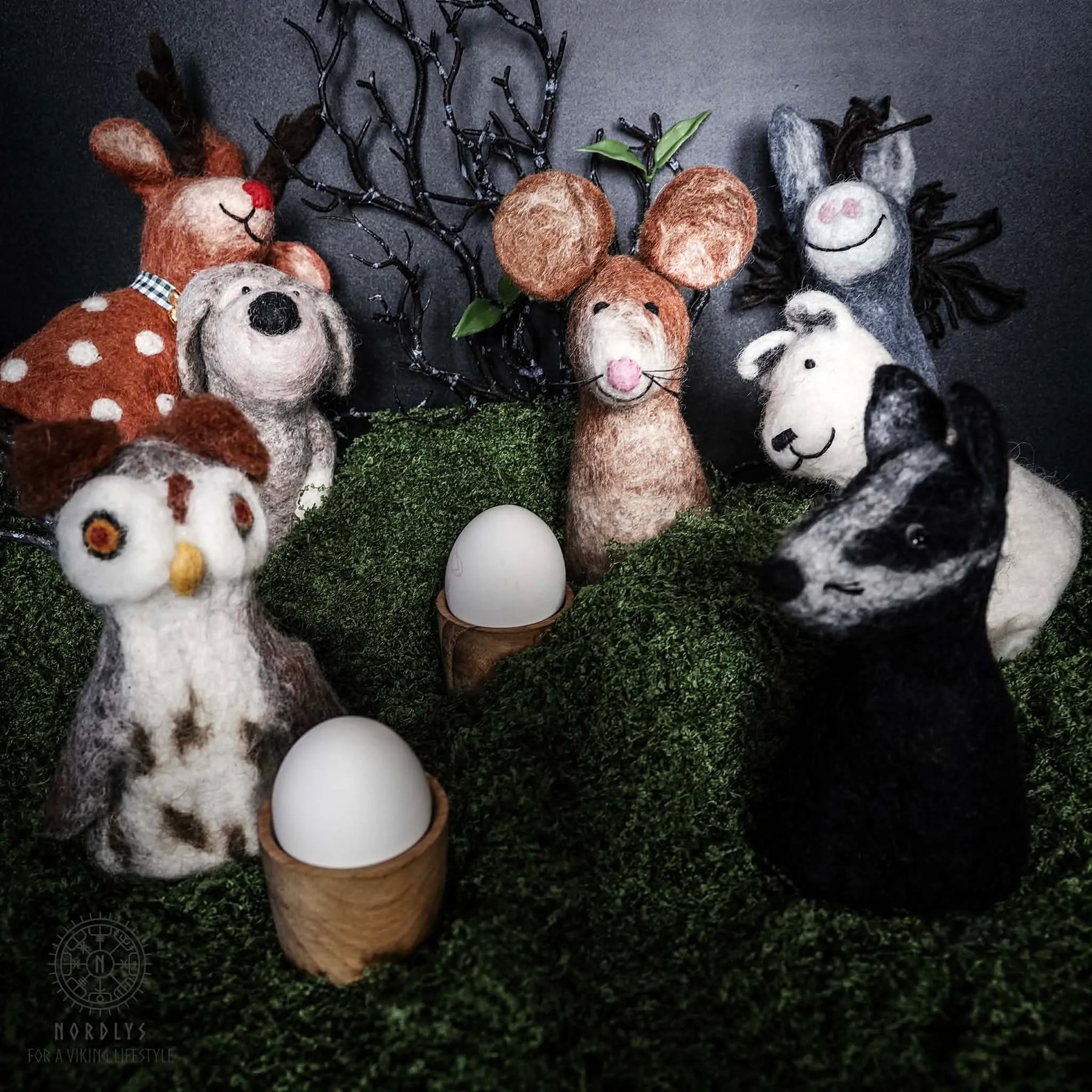 Tovad äggvärmare, djur