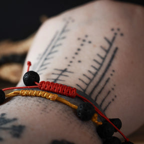 Armbånd av lavastein