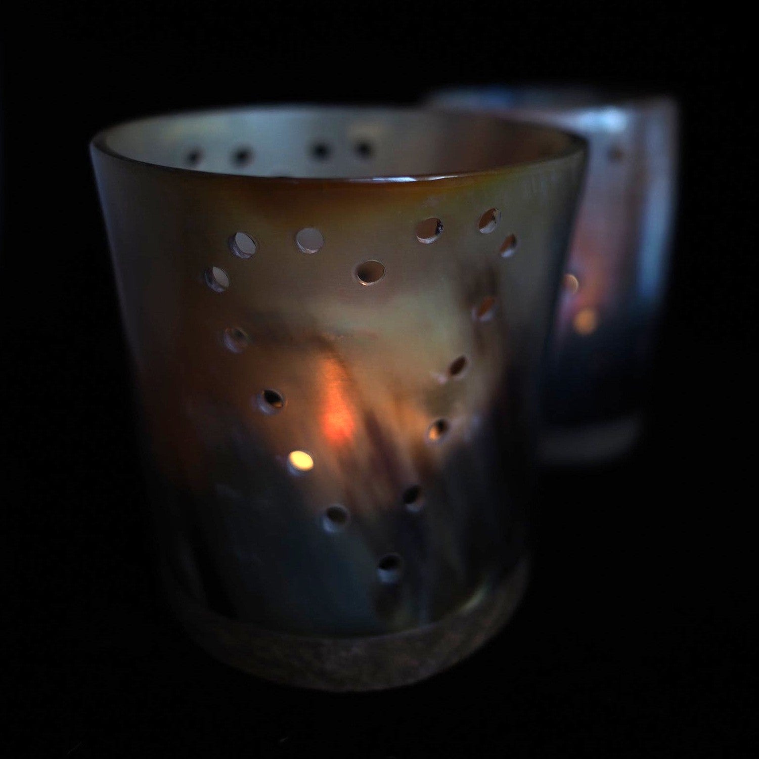 Candle holders, 2 pcs, heart | Nordlys Viking