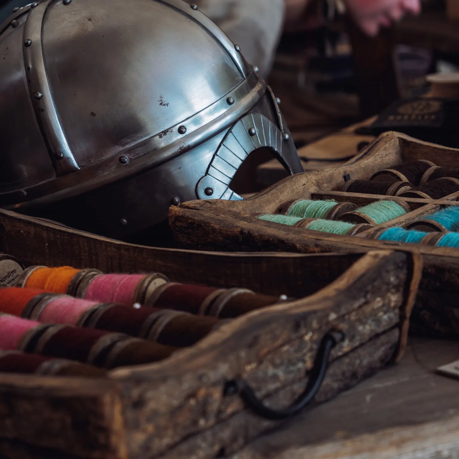 Lys lilla broderitråd 100 % ull