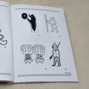 Ornamental Design Vol. 3 – oppslått bok, side 35 med figurmotiver nummerert 89–92