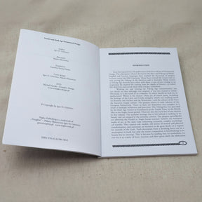 Vendel and Dark Age Vol. 4 – oppslag med titelside og introduksjonstekst