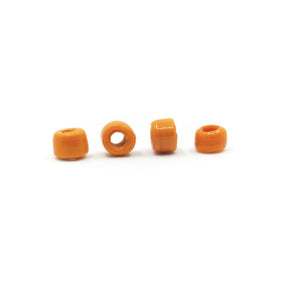 Orange glass bead