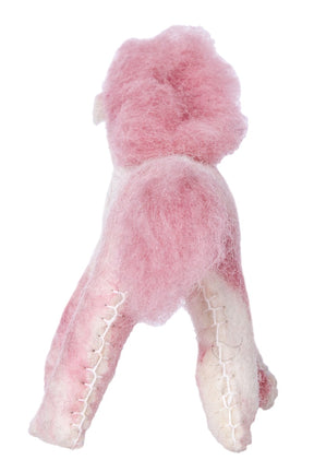 Felt horse, pink